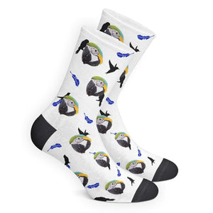 Custom Bird Socks - Santasocks