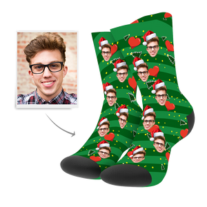 Christmas Custom Heart Socks
