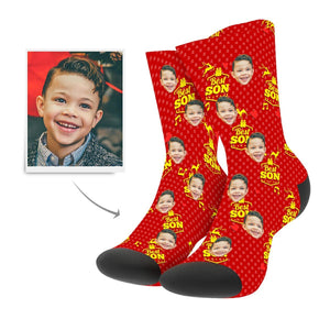 Christmas Custom Son Socks
