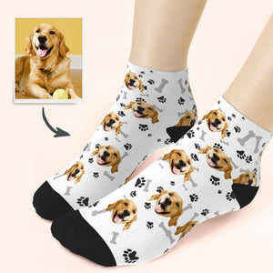 Custom Quarter Socks Dog - MyPhotoSocks