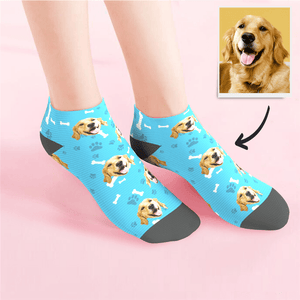 Custom Low cut Ankle Socks Dog - MyPhotoSocks