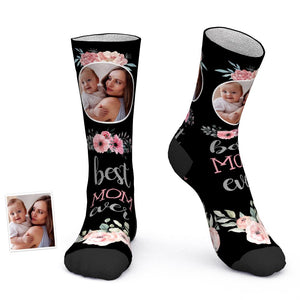 Custom Photo Socks Best Mom Ever Comfort Socks Best  Gift for Mom