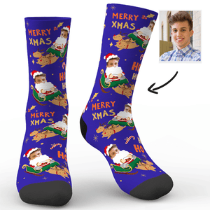 Christmas Santa Sleigh  Socks