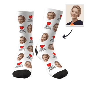 Custom Face Socks Gift For Best Mum Mother's Day Gifts