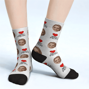 Custom Face Socks Gift For Best Mum Mother's Day Gifts