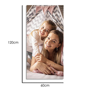 Custom Photo Wall Art Painting Canvas For Her- 60*120cm