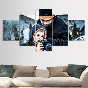 Custom Painting 5pcs Contemporary for Family Unique Gifts Wall Decor