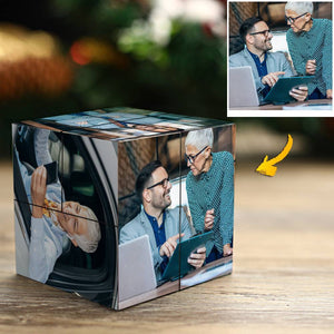 Custom Friend Gift Multiphoto Colorful Rubic's Cube