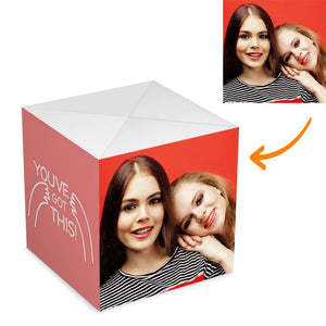 Personalised Surprise Box Photo Surprise Explosion Bounce Box DIY - Good Luck