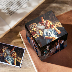 Custom Rubic's Cube Infinity Photo Cube Home Decoration To My Husband