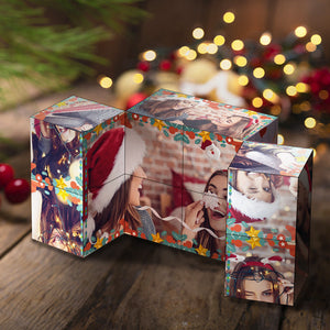 Christmas Gift Custom Rubic's Cube Infinity Photo Cube Home Decoration for Lover