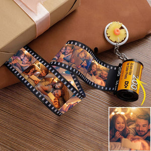 Custom Photo Film Roll Personalised Picture Roll Keychain Gift