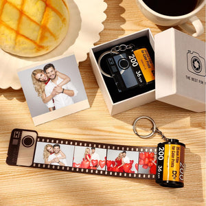 Custom Photo Film Roll Personalised Picture Roll Keychain Gift