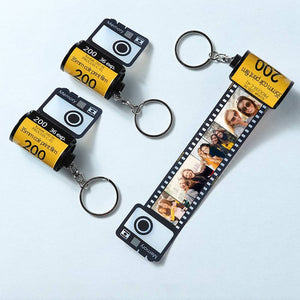 Photo Keychain Personalised Photo Keychain Multiphoto Camera Roll Unique Gifts