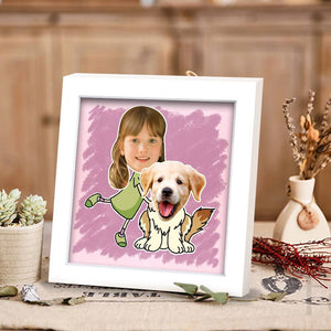 Photo Frame Home Decoration Unique Stereoscopic Cute Pet Gift