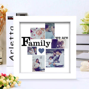 Custom Creative Photo Frame 6 Pictures We are Family Family Gift