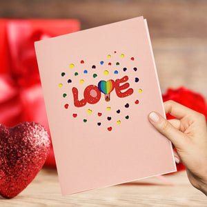 Valentine's Day I Love You 3D Pop Up Greeting Card