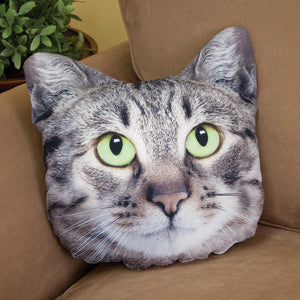 Custom Pet Photo Face Pillow 3D Portrait Pillow-furcat